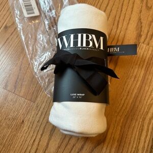 White House Black Market women women’s off-white Luxe wrap